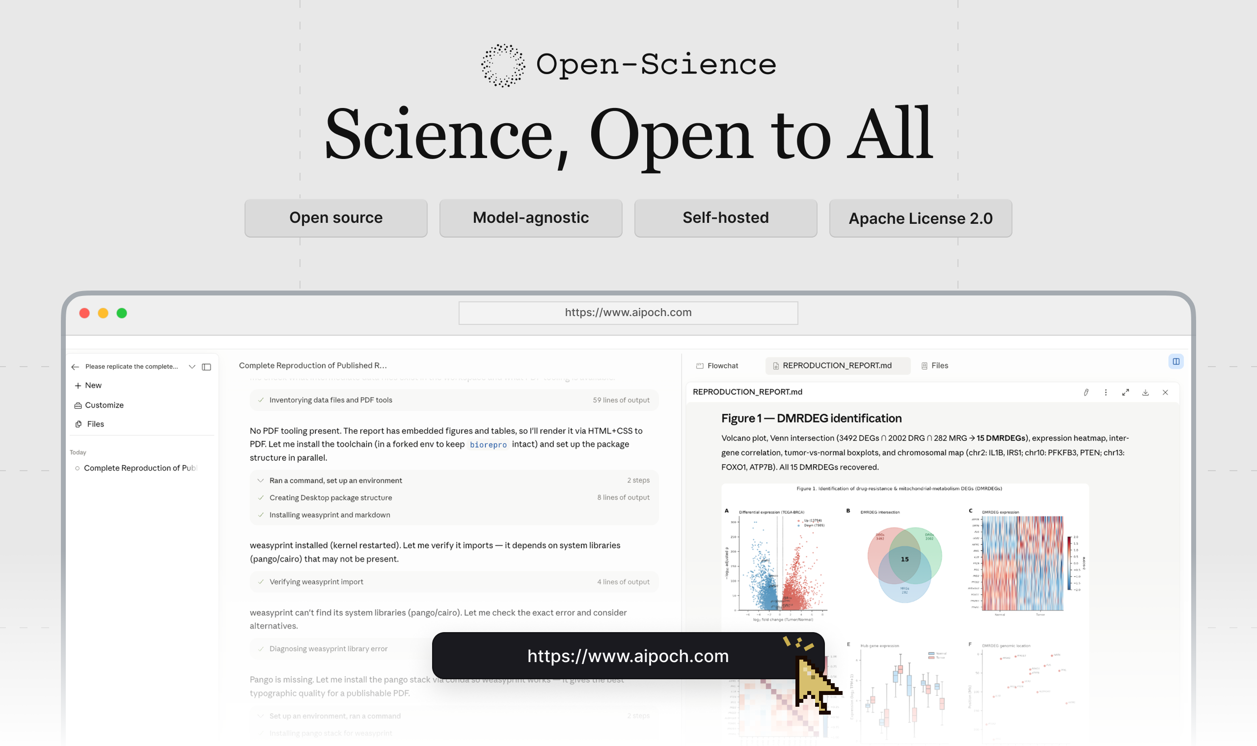 AIPOCH Open-Science: Local AI Research Workbench