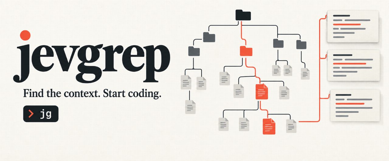Jevgrep: semantic code search for LLM agents