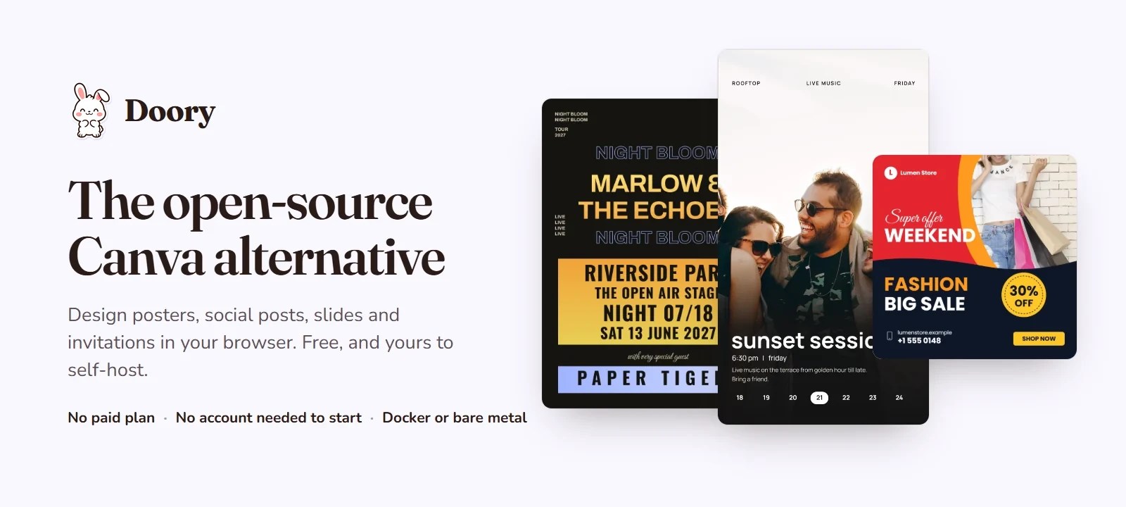 Doory: A self-hosted browser-based design editor