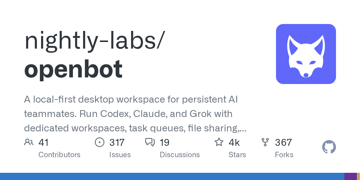 OpenBot: A Local Workspace for Persistent AI Agents