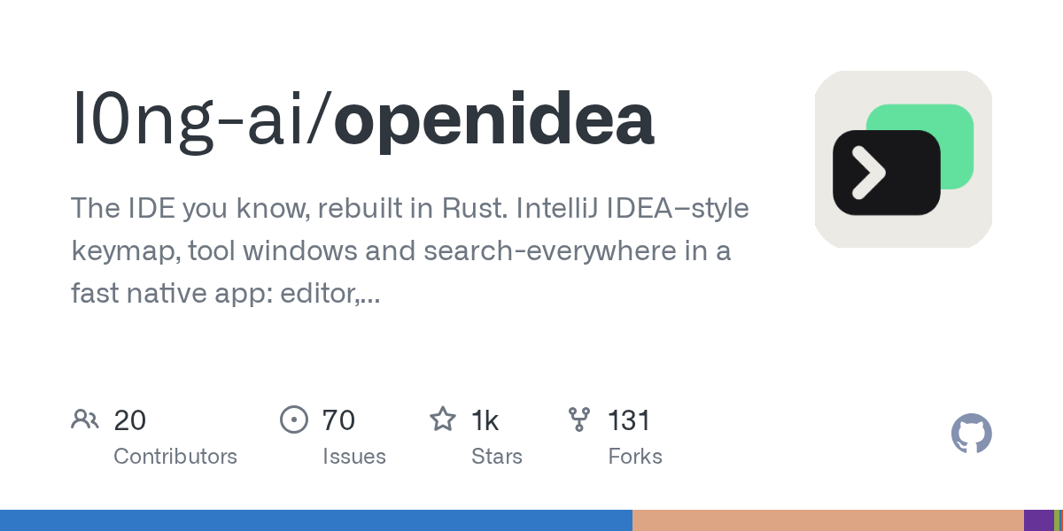 OpenIDEA: A Native Rust Rewrite of IntelliJ IDEA