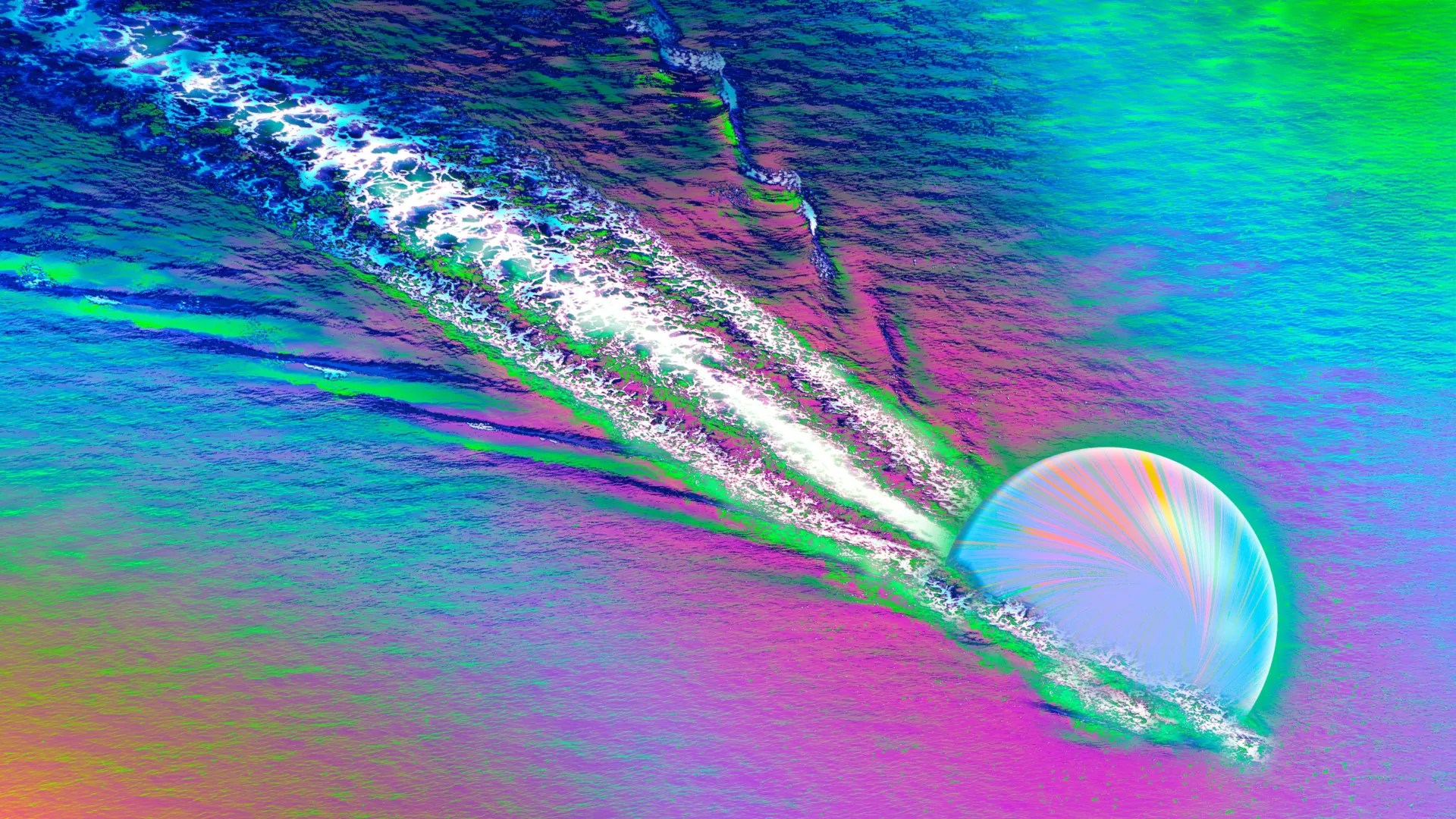 Quarks leave fluid wakes in primordial plasma