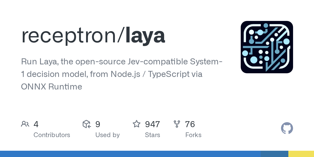 @receptron/laya runs Jev decision models in Node.js