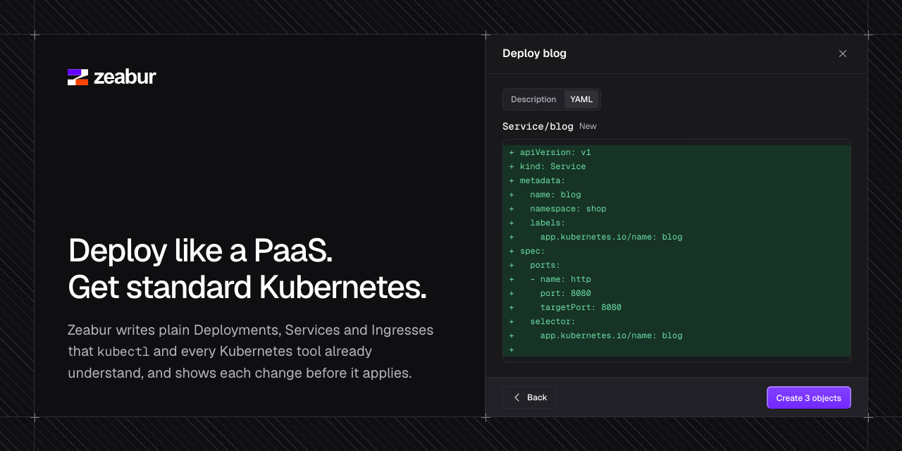 Zeabur: a self-hosted open-source Kubernetes PaaS